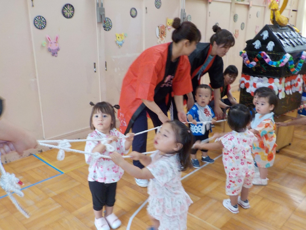 令和7年　乳児クラス夏まつり